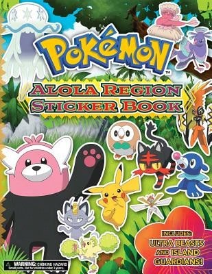 Pokémon Alola Region Sticker Book (Paperback) By The Pokemon Company International