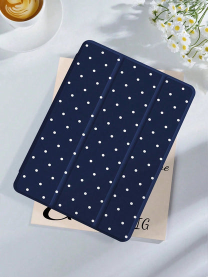 Polka Dot & Minimalist Pattern Tablet Protective Case, Compatible With IPad 9.7/10.2/10.5/10.9/12.9/Pro 11 (10th Gen), Galaxy Tab S6 Lite 10.4", Kindle Paperwhite 12th Gen (2024), Kindle 11th Gen (202