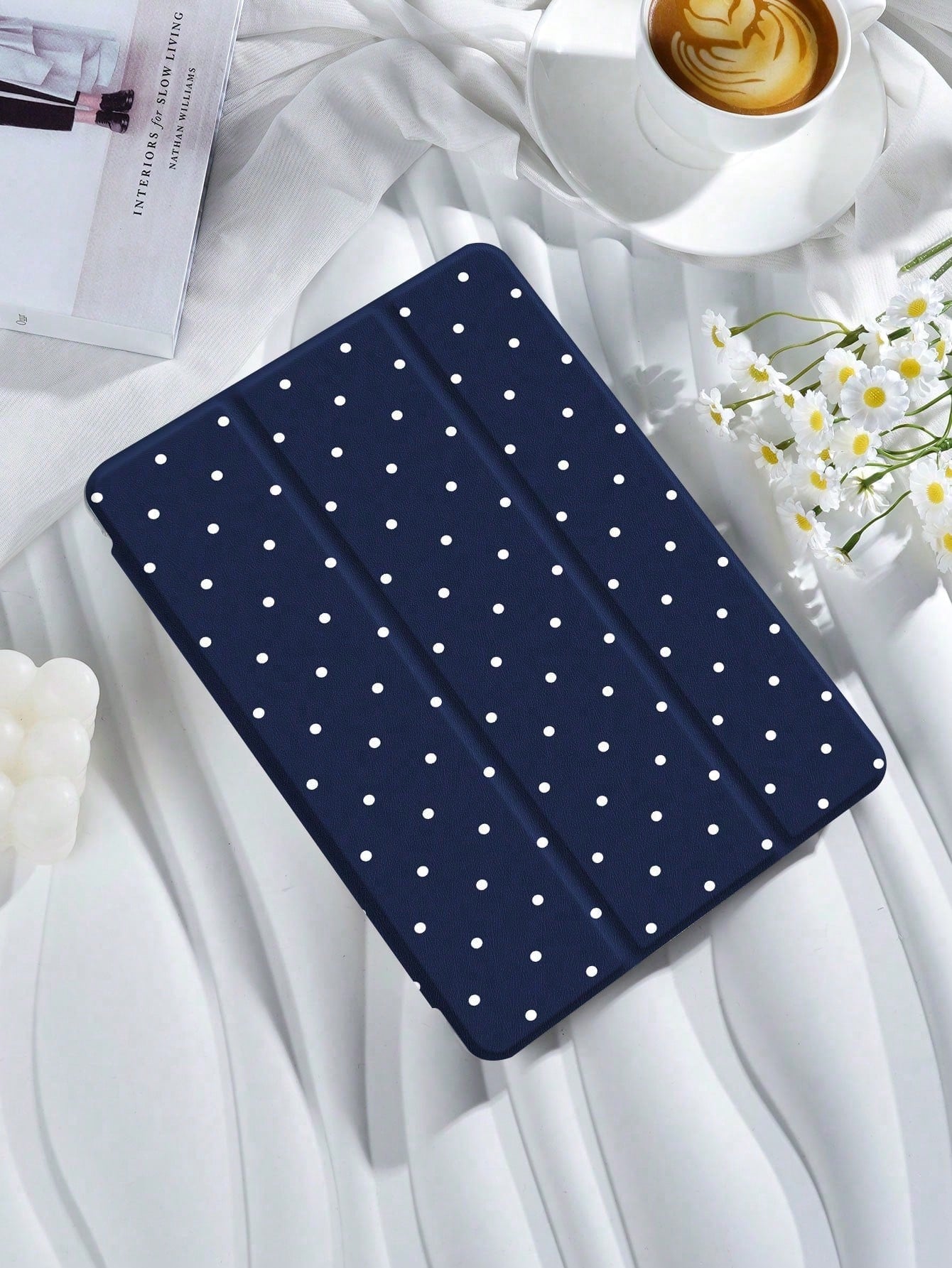Polka Dot & Minimalist Pattern Tablet Protective Case, Compatible With IPad 9.7/10.2/10.5/10.9/12.9/Pro 11 (10th Gen), Galaxy Tab S6 Lite 10.4", Kindle Paperwhite 12th Gen (2024), Kindle 11th Gen (202