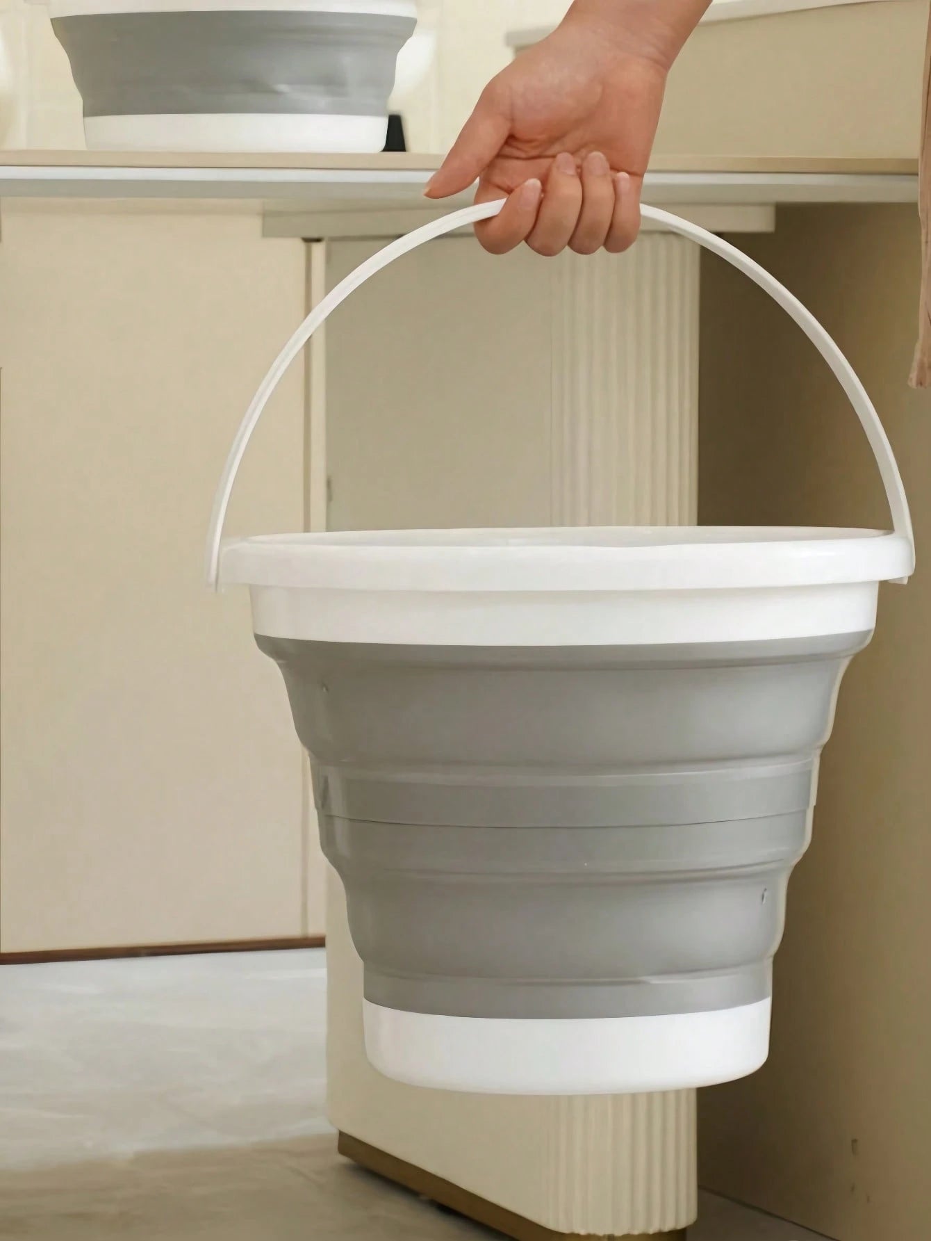 Portable Collapsible Plastic Bucket Foldable Car Wash Basin Fishing Pail Water Storage Bucket Washbasin Laundry Tub Dishwashing Bucket Shower Basin For Camping Outdoor For Women Mom Wedding College Do