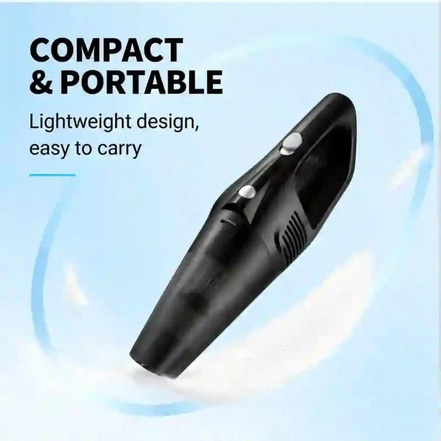 Portable Cordless Car Vacuum Cleaner: 7kPa Strong Suction, Low Noise, Multiple Attachments; Suitable For Home, Car, And Pet Hair Cleaning.