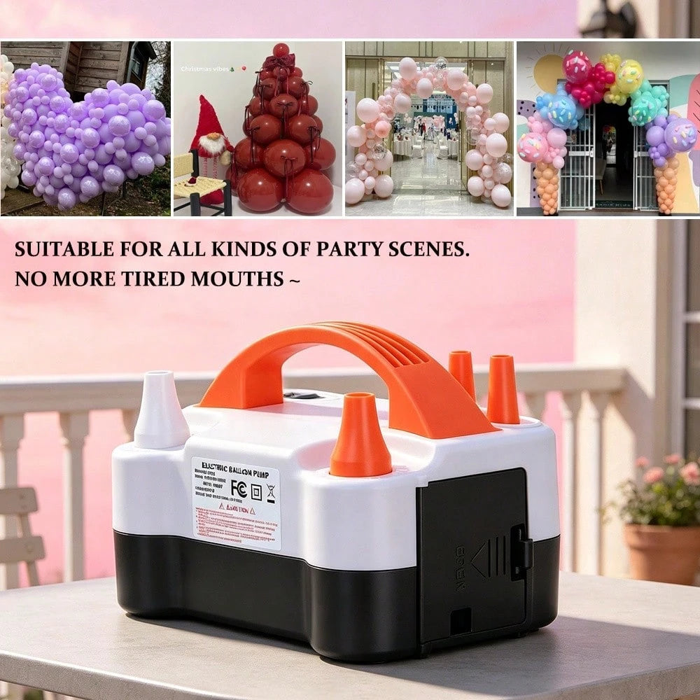 Portable Electric Balloon Pump/Electric Balloon Inflator Decoration, Suitable For Halloween Parties, Gifts, Wedding Celebrations, Holiday Party Decoration, Balloon Pump