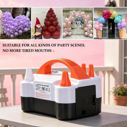 Portable Electric Balloon Pump/Electric Balloon Inflator Decoration, Suitable For Halloween Parties, Gifts, Wedding Celebrations, Holiday Party Decoration, Balloon Pump