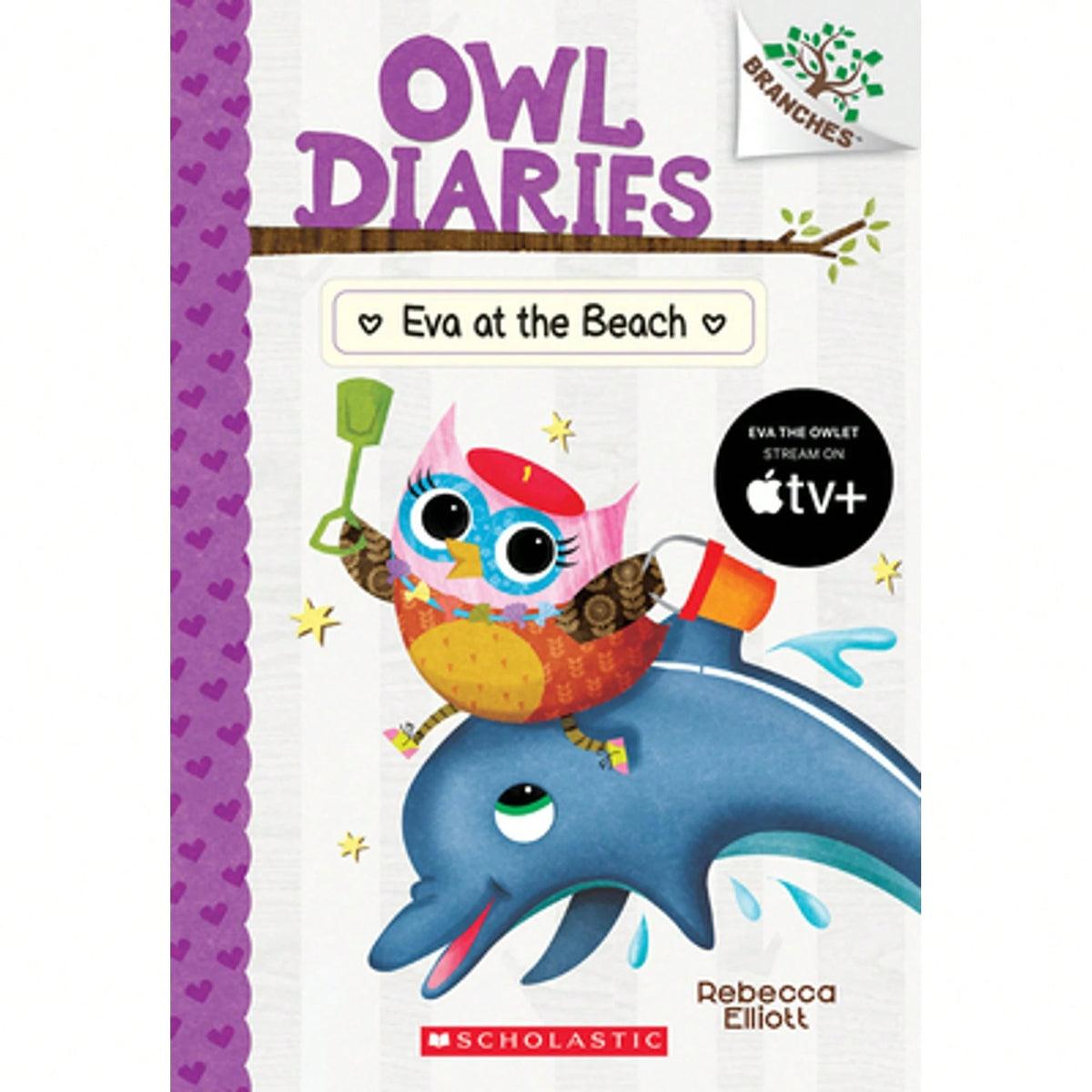 Pre-Owned Eva At The Beach: A Branches Book (Owl Diaries #14): Volume 14 (Paperback) By Rebecca Elliott
