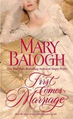Pre-Owned First Comes Marriage (Paperback) By Mary Balogh