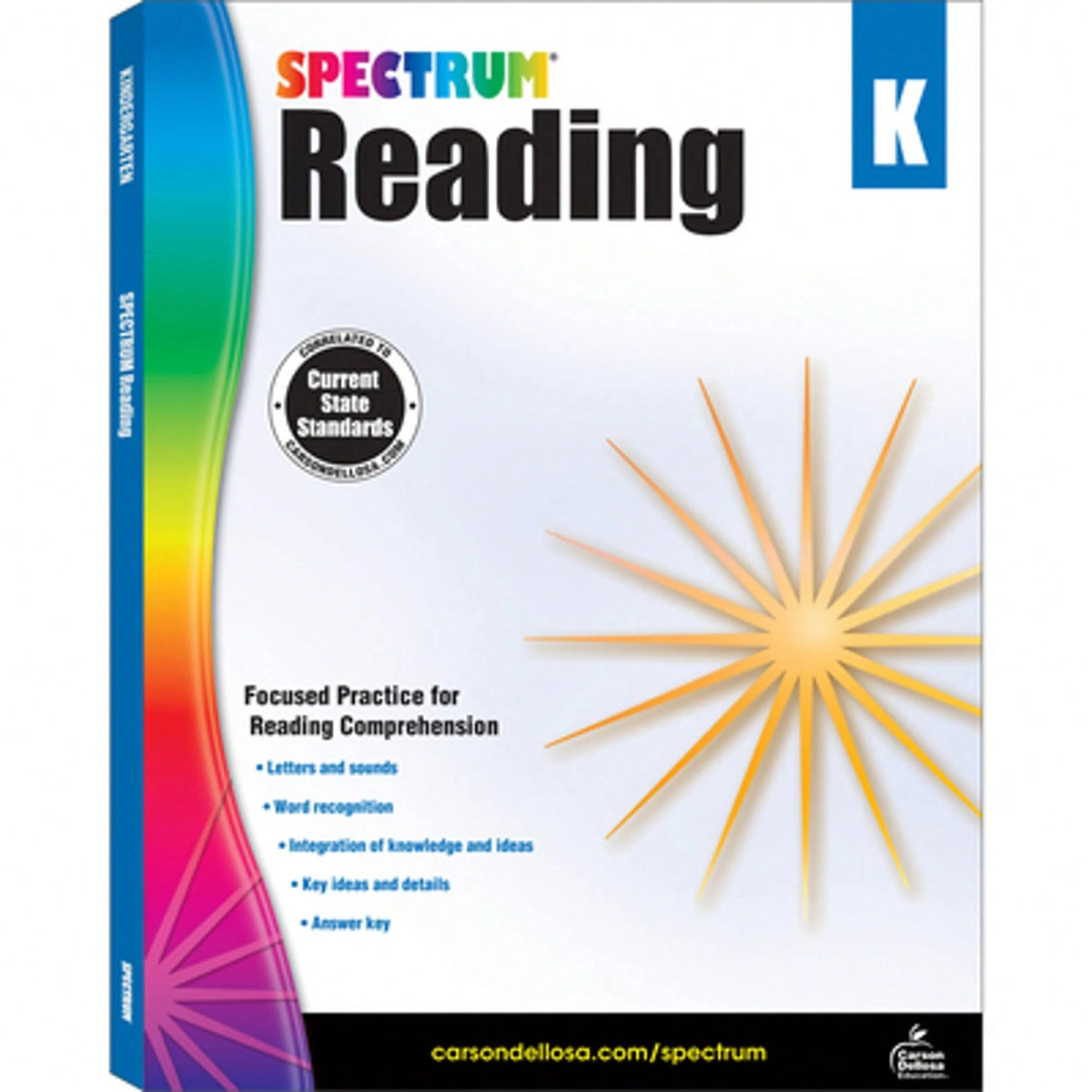 Pre-Owned Spectrum Reading Workbook, Grade K: Volume 19 (Paperback) By Spectrum