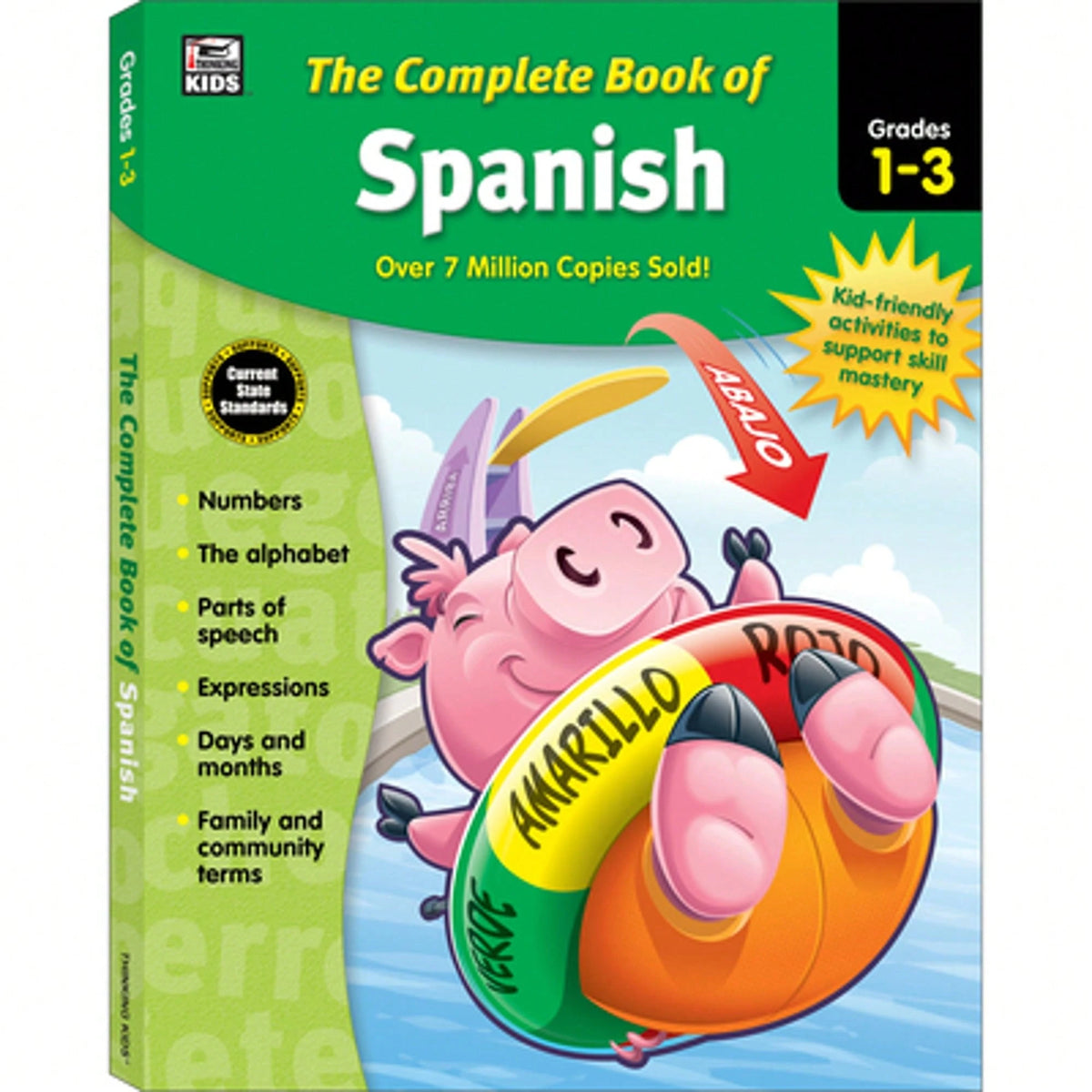 Pre-Owned The Complete Book Of Spanish, Grades 1- 3 (Paperback) By Thinking Kids (Compiled By), Carson Dellosa Education (Compiled By)