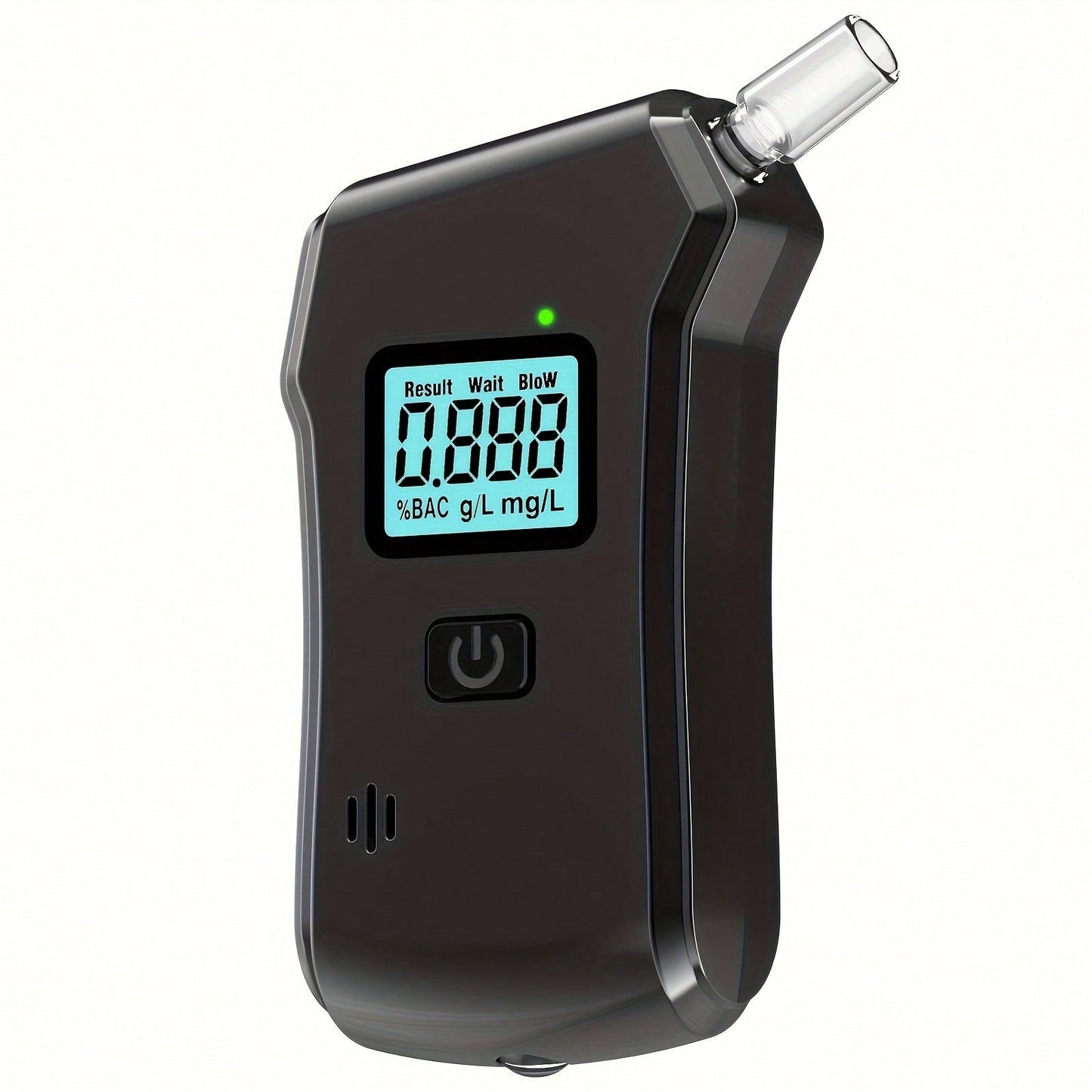 Professional High-Precision Portable Breathalyzer With LCD Digital Display- Non-Rechargeable AAA Batteries, Black ABS Design, Suitable For Home Use, Home Alcohol Detector| Digital Display Device| D