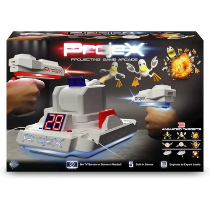 ProjeX Animated Projection Arcade Game Battery-Operated Screen-Free Toy