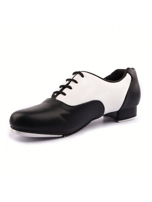 PU Leather Lace Up Tap Shoe Dance Shoes For Women And Men's Dance Shoes