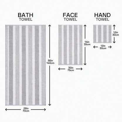 QUIRVIX 20pcs Soft & Absorbent Towel Set| Quick-Dry Towels For Bathroom, Sports & Beach| 280gsm,Includes 4 Bath Towels, 8 Hand Towels, 8 Washcloths| Lightweight & Skin-Friendly Essentials