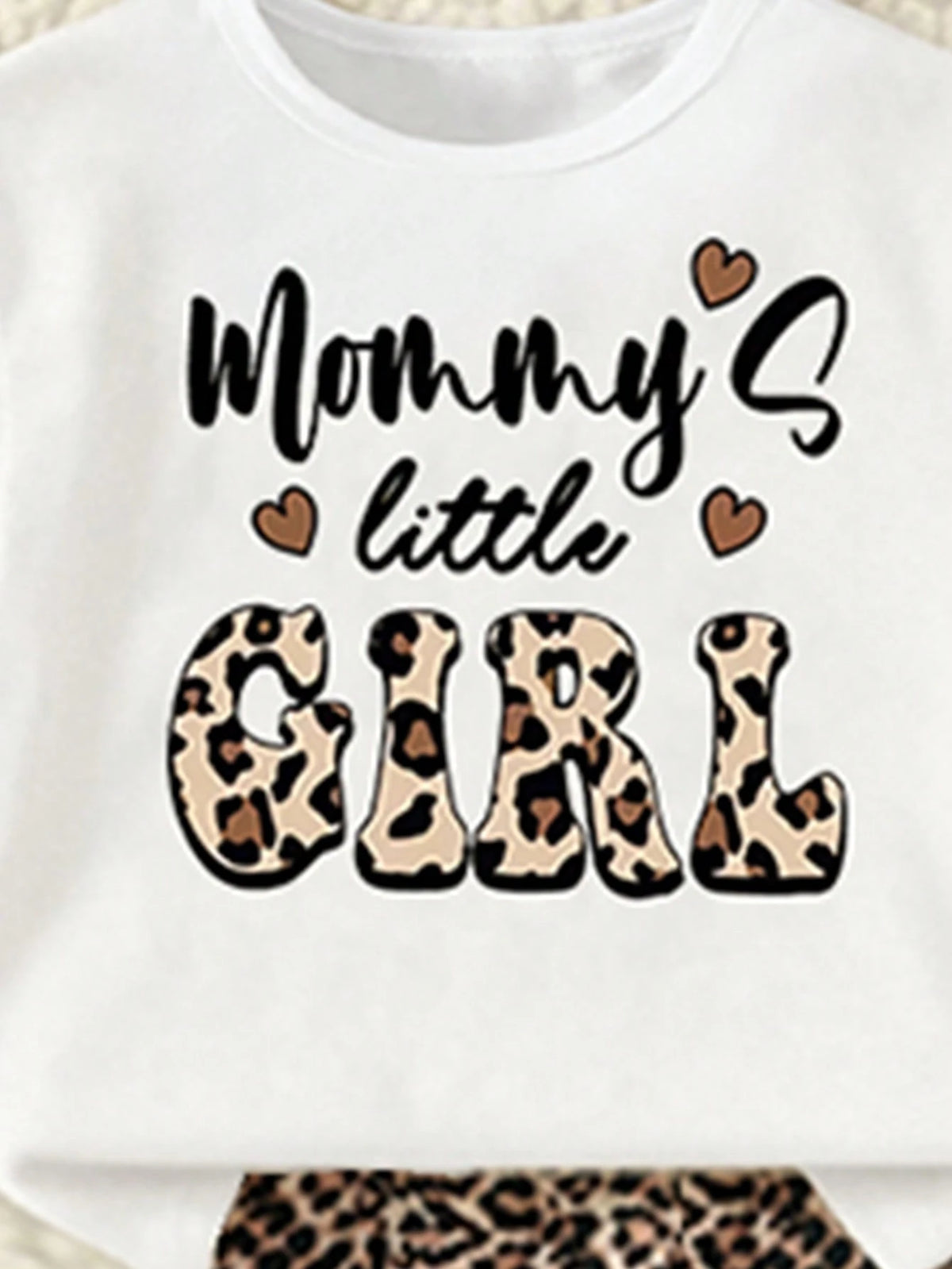 (Random 6 Sets,Send 2 Set)Summer Baby Girl Colorful Striped Floral Leopard Print Cartoon Rabbit Pattern Letter Print Basic Short T-Shirt And Cycling Pants 2-Piece Set,Autumn All-Season Outfit,Classic