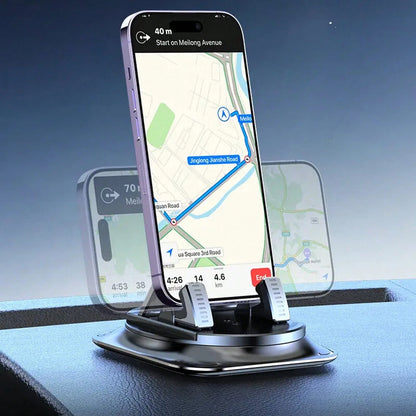 REMAX Dashboard Phone Holder With Strong Suction Base, Stable Anti Shake Smartphone Stand, 360° Rotatable Car Mount, Adjustable Desktop Phone Stand For Navigation, Driving, Office Desk, IPhone And And
