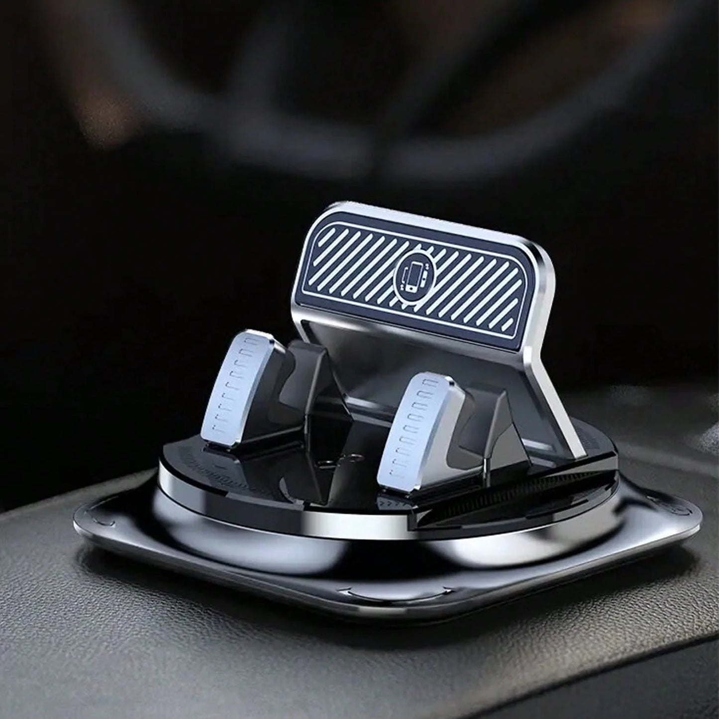 REMAX Dashboard Phone Holder With Strong Suction Base, Stable Anti Shake Smartphone Stand, 360° Rotatable Car Mount, Adjustable Desktop Phone Stand For Navigation, Driving, Office Desk, IPhone And And
