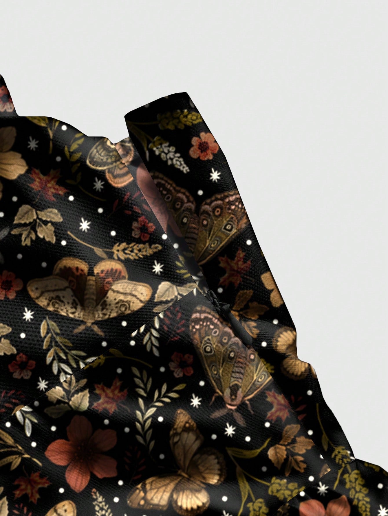 ROMWE Country Sun, Moon & Star Hippie Print Romantic Bohemian Style Spaghetti Strap Low-Cut Sexy Women Dress, Vacation