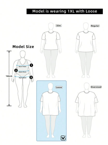 Rustia Plus Size Women Solid Color Lace Patchwork Casual T-Shirt