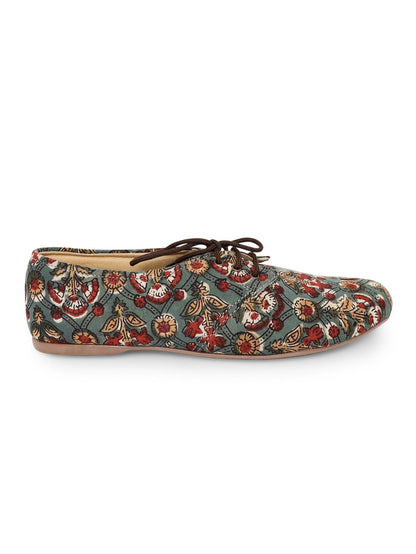 Sanganeri Style Printed Oxfords