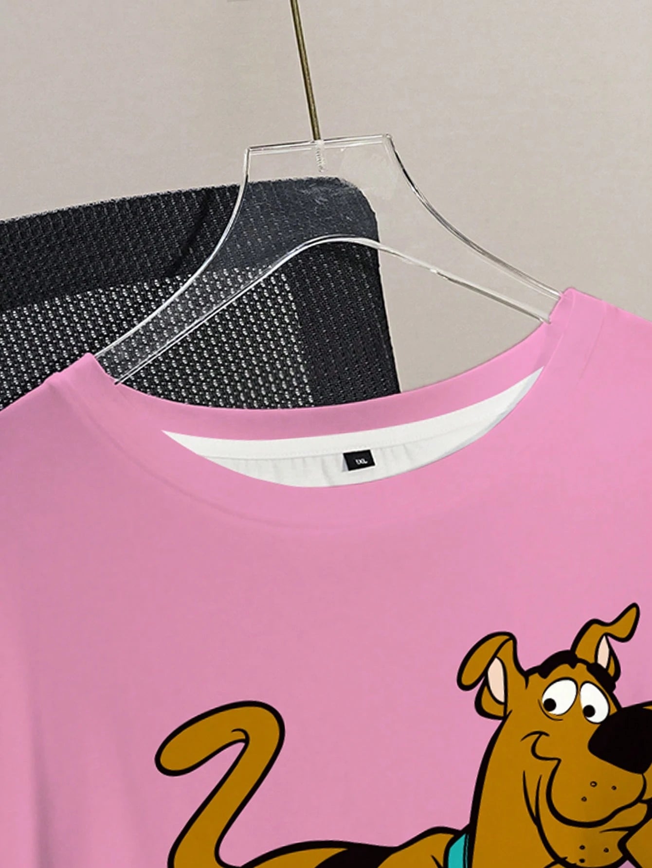 SCOOBY-DOO X Plus Size Cartoon Print Round Neck Short Sleeve T-Shirt