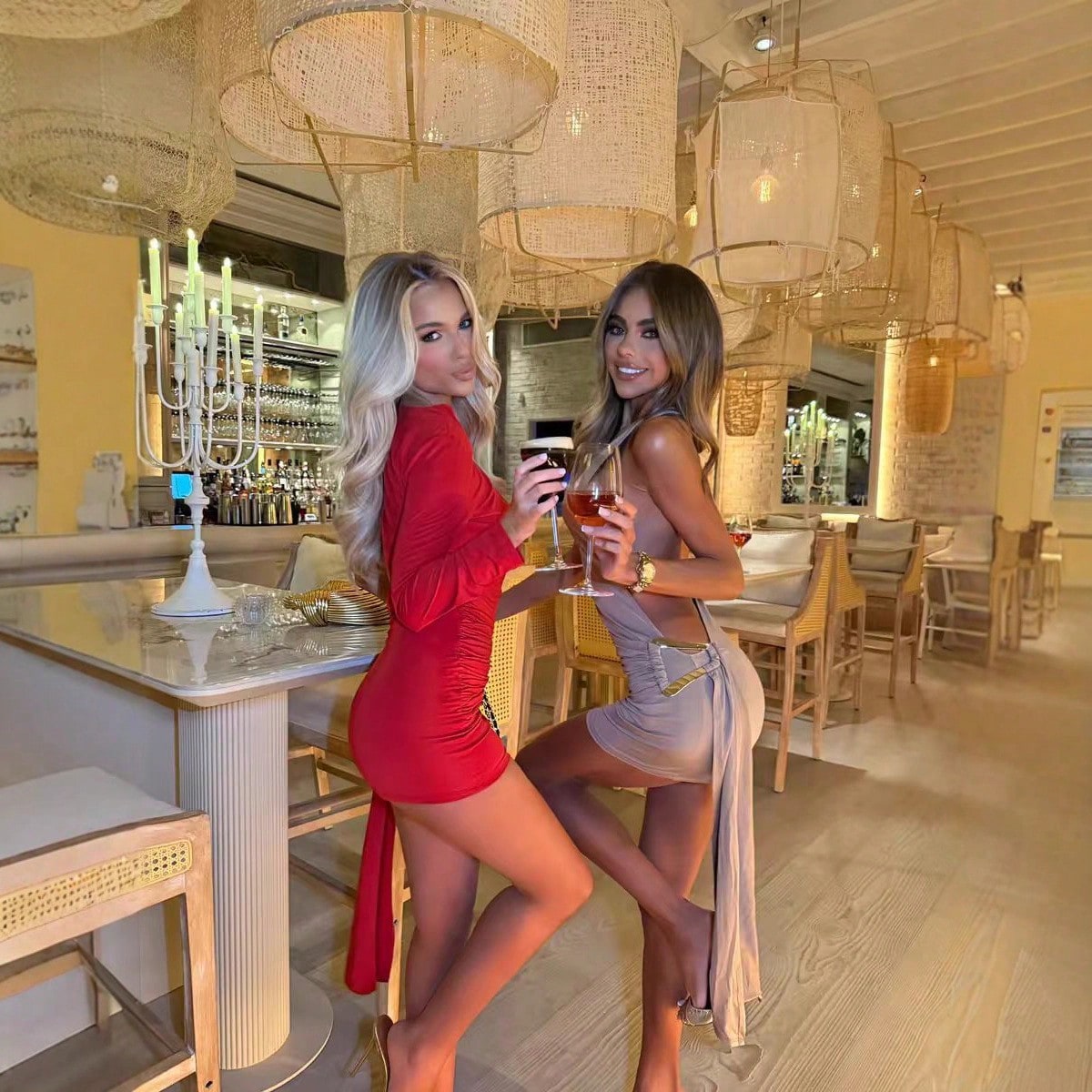 Sexy Metallic Buckle Waist Bodycon Dress Women 2026 Slim Fit Night Club Party Mini Dress Chic Outfit