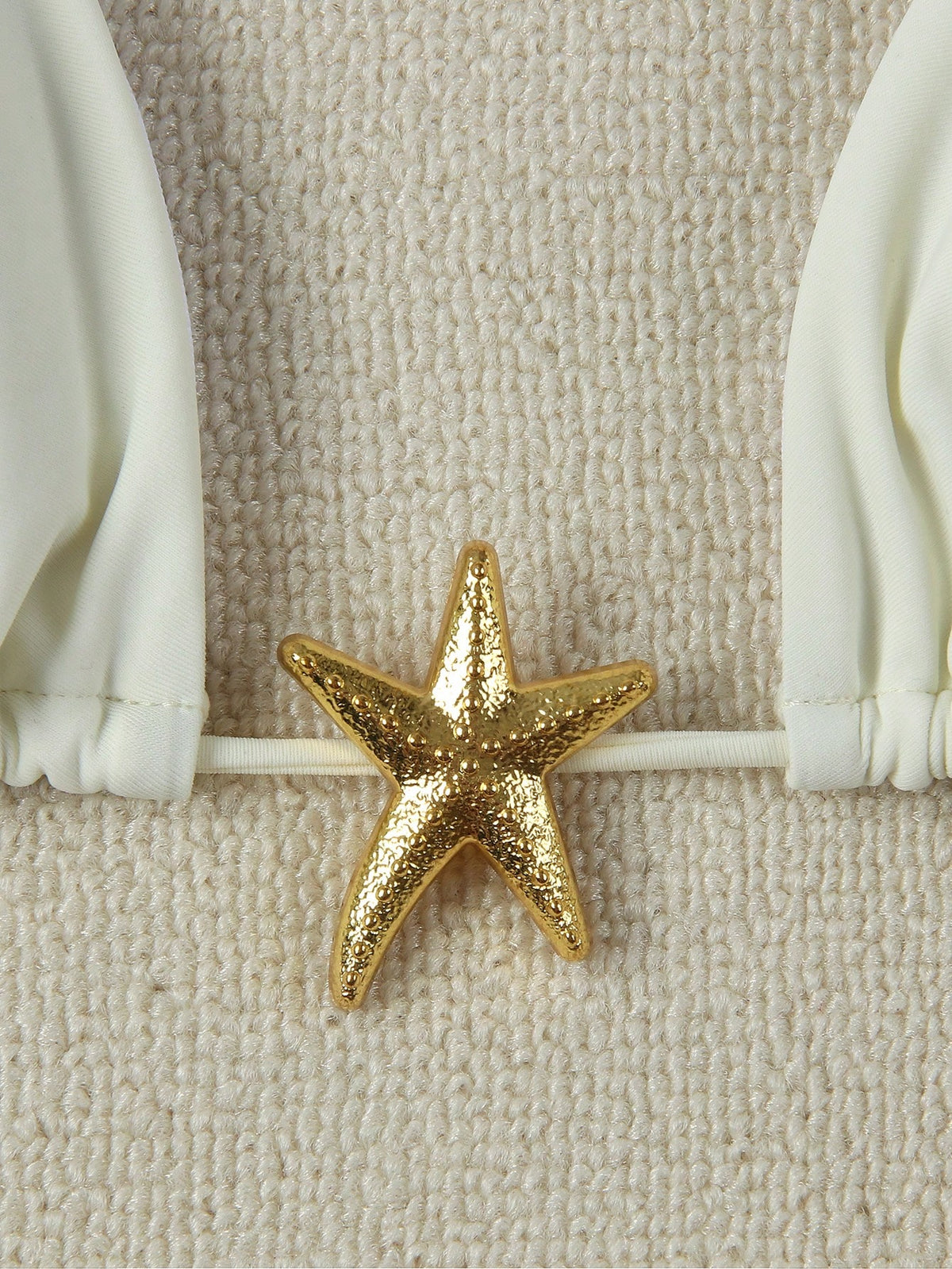 Sexy Starfish Print Bikini Swimsuit For Women, American Style Summer Spring 2026 Beach Holiday Women Vacation Outfits Women Going Out Top