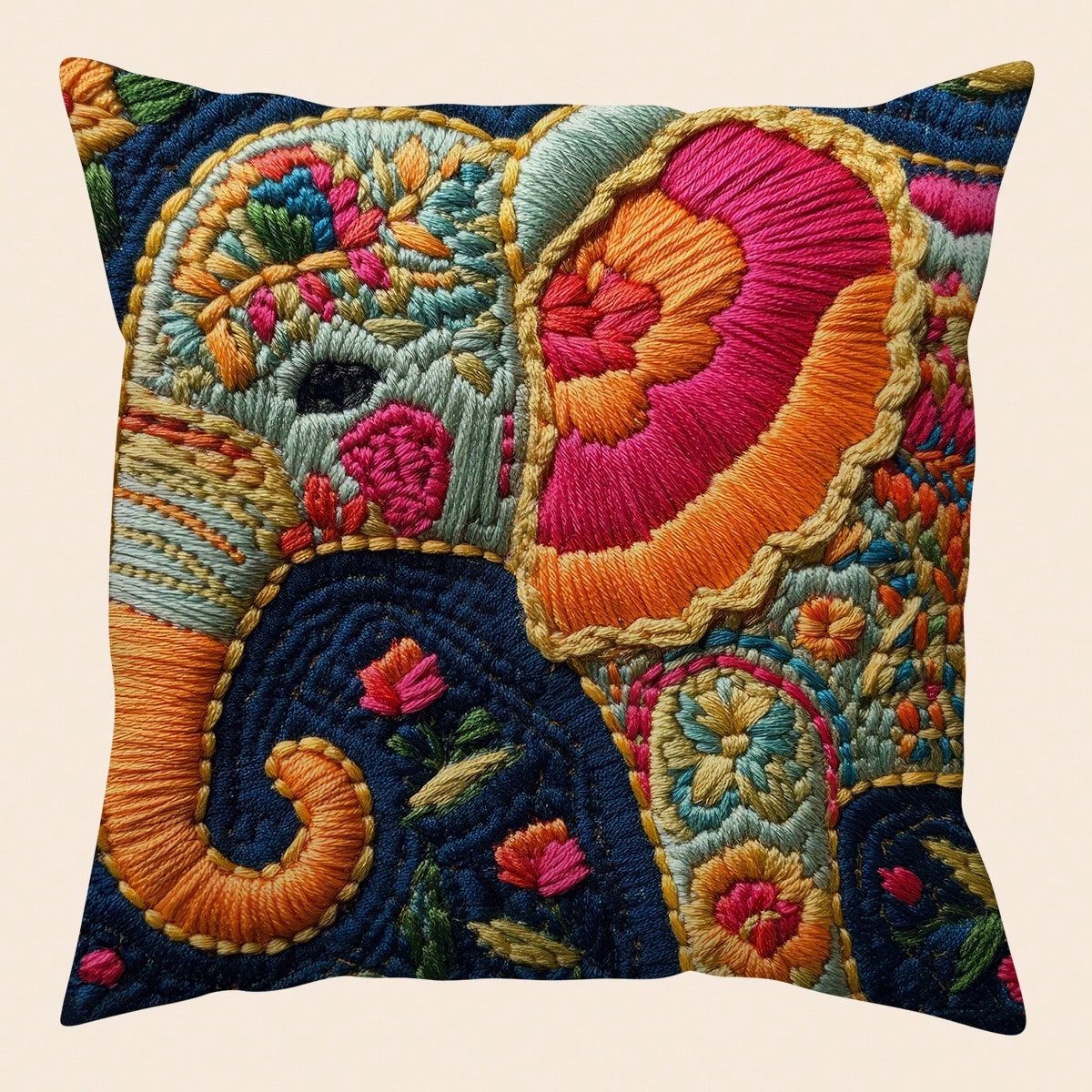 shangxia 1pc Minimalist Floral Print Pillow Cover, Suitable For Various Room Cushions, Bedroom Decor, Holiday Decor, Party Decor (No Pillow Insert) (No Embroidery) (Multiple Sizes) (Single-Sided Print
