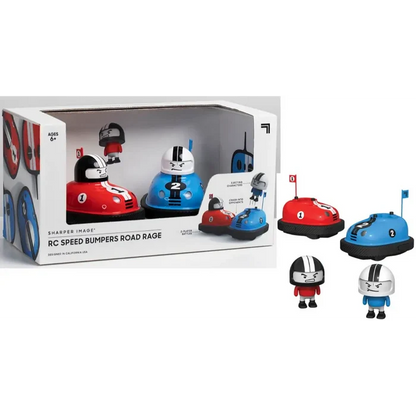 Sharper Image RC Speed Bumper Red and Blue Rag Battery Operated