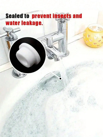 Sink Overflow Cover- Decorative Cover For Kitchen & Bathroom Sinks- Fits Sinks And Basins- Easy Installation- Ideal Home & Bathroom Decor Gift, Suitable For Autumn And Back To School Season