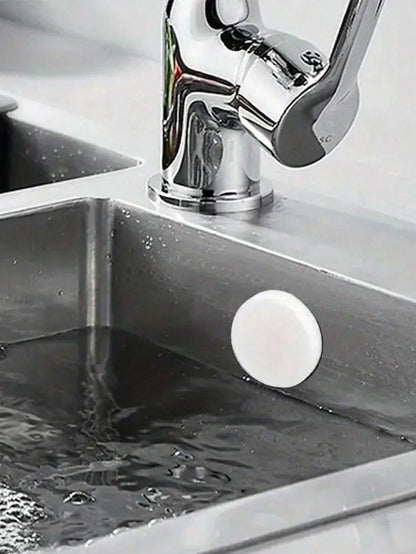 Sink Overflow Cover- Decorative Cover For Kitchen & Bathroom Sinks- Fits Sinks And Basins- Easy Installation- Ideal Home & Bathroom Decor Gift, Suitable For Autumn And Back To School Season