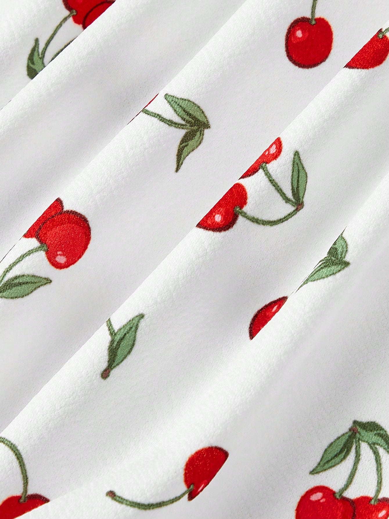 Skyraze Women's Halter Backless Cherry Print Mini Dress, Red And White Summer Modest Cute Holiday Picnic Vacation Ruched Waist Elegant Carnival Costume