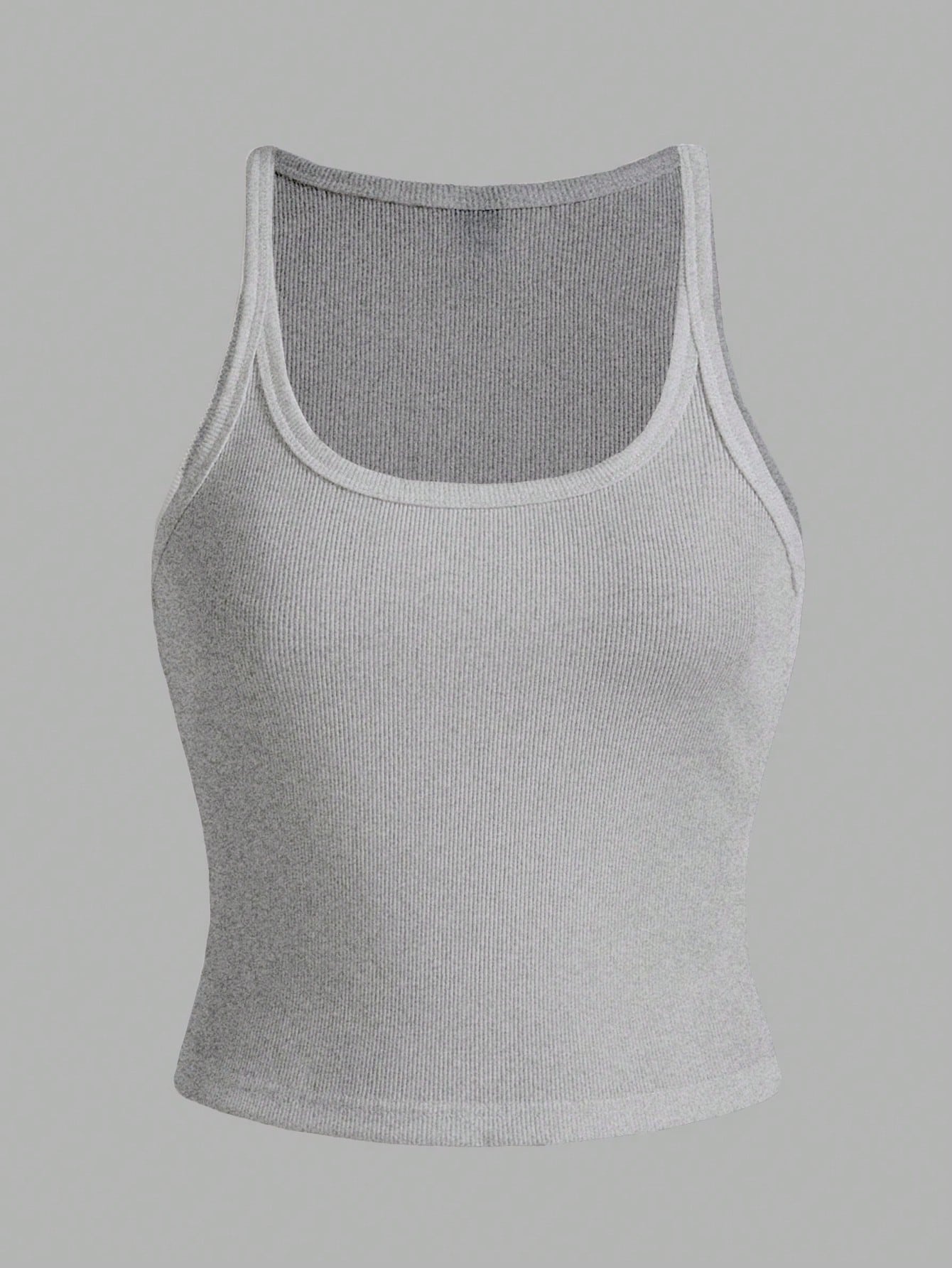 Slaydiva Women's 3-Pack Casual Rib-Knit Scoop Neck Tank Tops, Regular Length Knitted Fabric Camis, Basic Essential Summer Tops Back To School