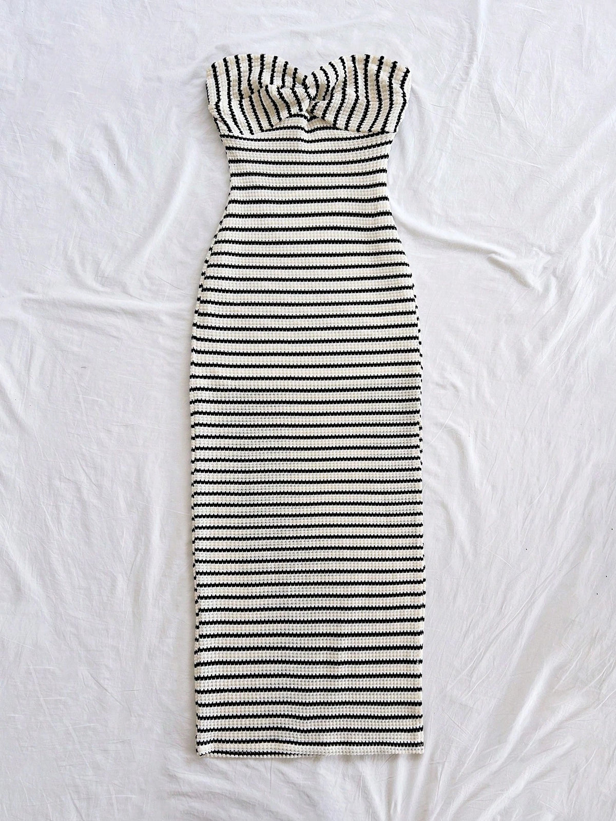 Soleia Long Summer Dress For Women Elegant Striped Casual Vacation, Party, Date, Winter Spring Outfit Valentine's Day Beach Birthday,No Breast Pads