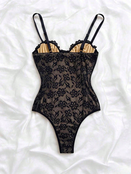Soleia Sexy Leopard Print Bustier With Lace Trim And Boning, Fitted Camisole, Can Be Worn As Underwear Or Outerwear, For Holiday, Date,No Chest Padding