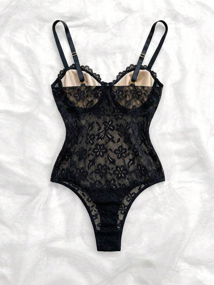 Soleia Sexy Leopard Print Bustier With Lace Trim And Boning, Fitted Camisole, Can Be Worn As Underwear Or Outerwear, For Holiday, Date,No Chest Padding