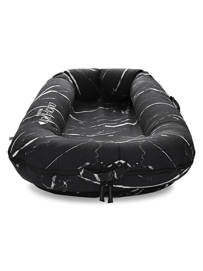 SPARE COVER (DELUXE+) Black Marble-Print