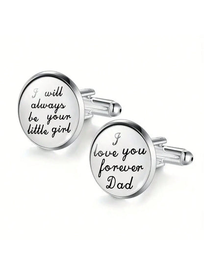 suteyi Heartfelt Wedding Cufflinks- Fashionable Father's Day & Special Occasion Gift Valentines