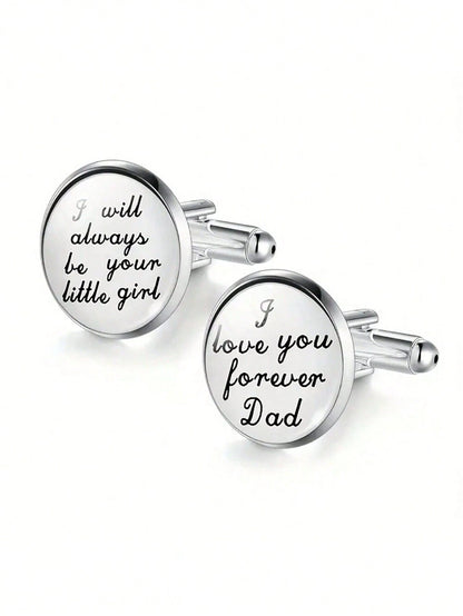 suteyi Heartfelt Wedding Cufflinks- Fashionable Father's Day & Special Occasion Gift Valentines