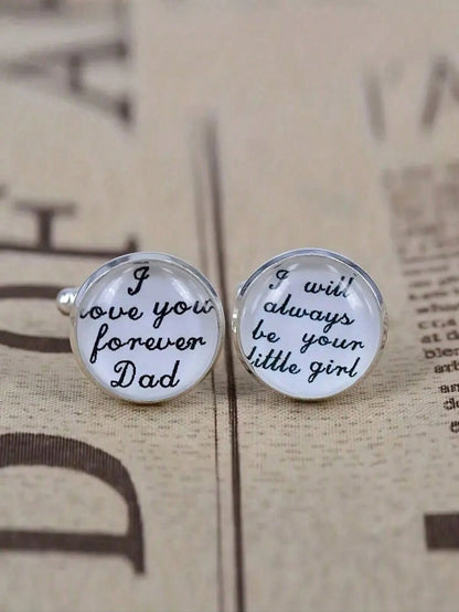 suteyi Heartfelt Wedding Cufflinks- Fashionable Father's Day & Special Occasion Gift Valentines