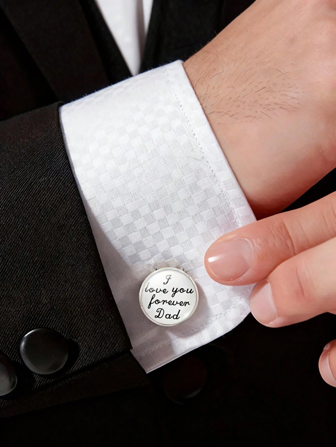 suteyi Heartfelt Wedding Cufflinks- Fashionable Father's Day & Special Occasion Gift Valentines