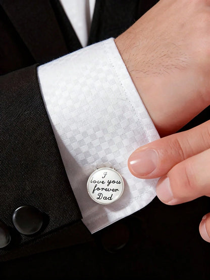 suteyi Heartfelt Wedding Cufflinks- Fashionable Father's Day & Special Occasion Gift Valentines