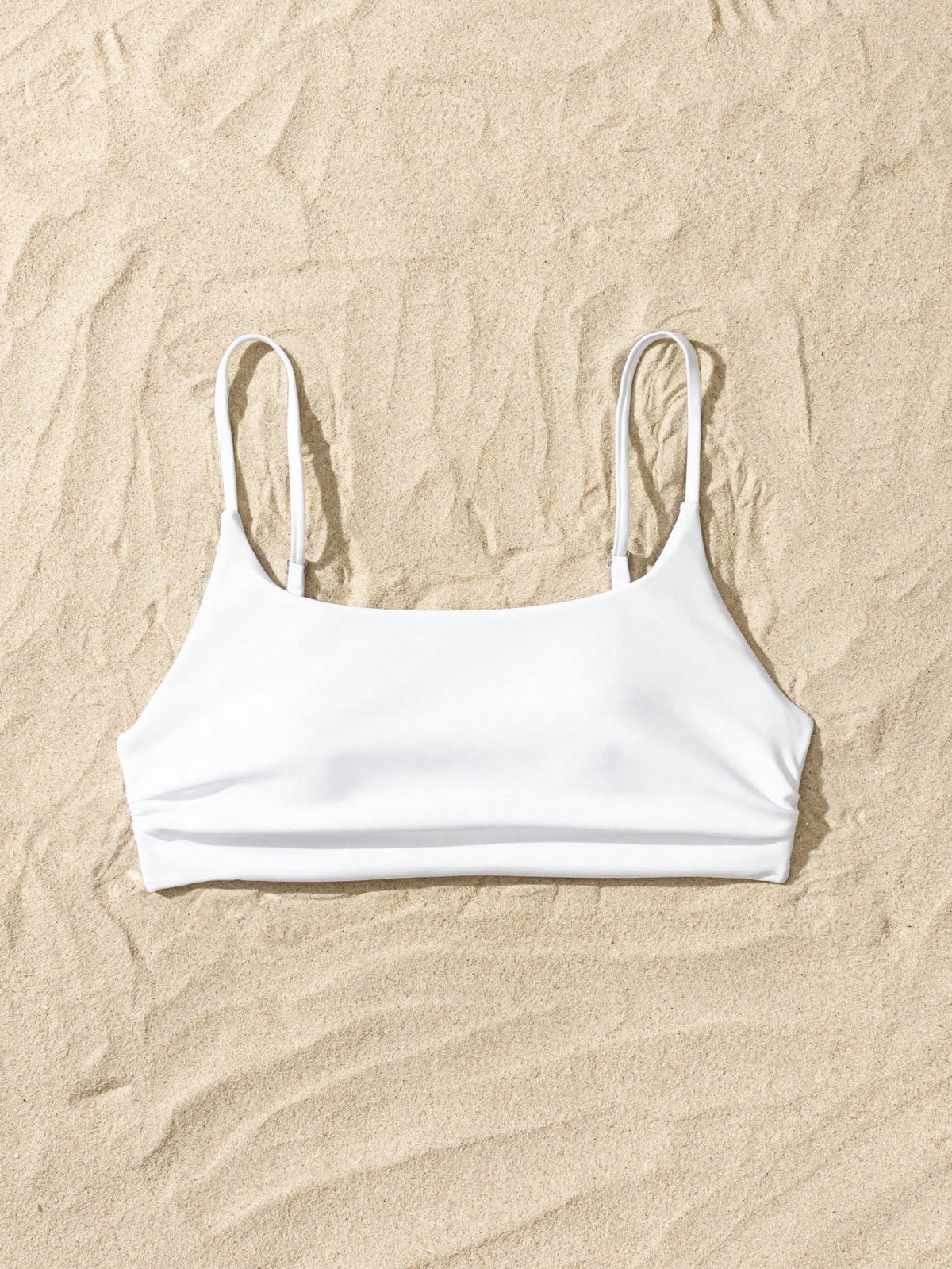 Swim Basics Summer Beach Plain Bikini Top