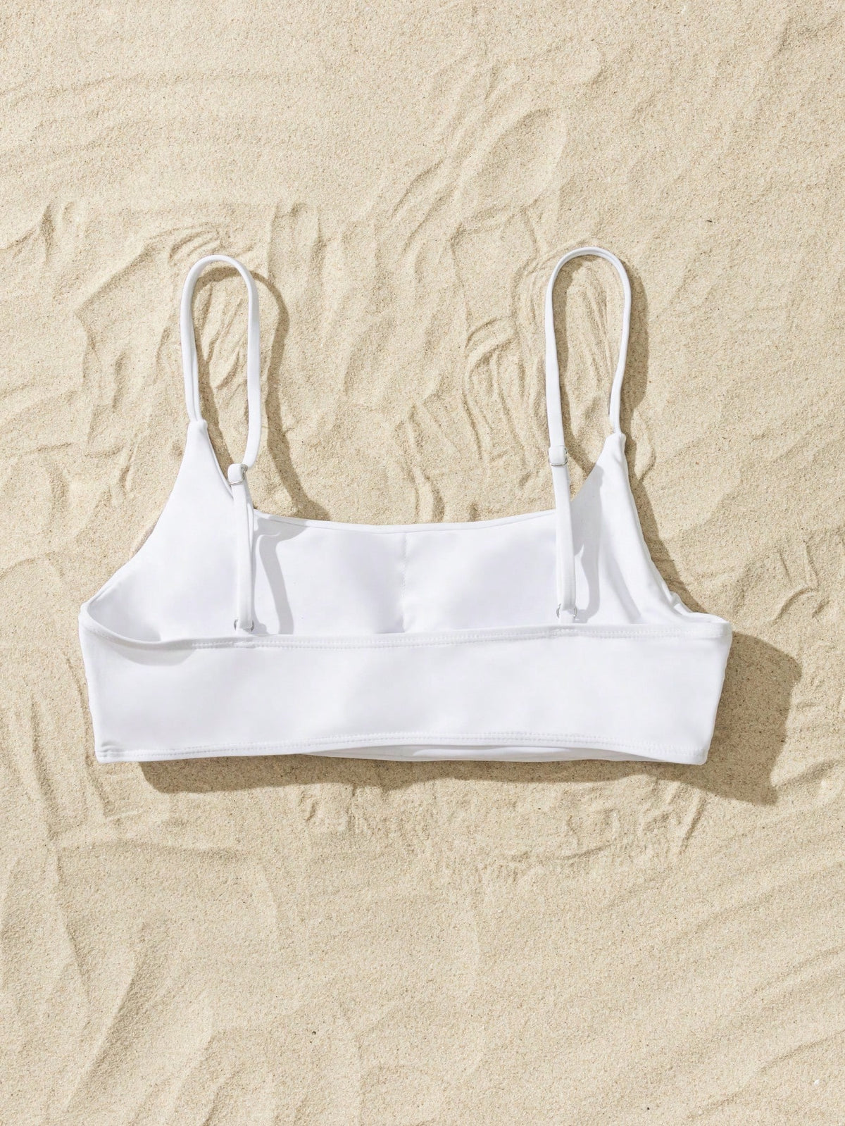 Swim Basics Summer Beach Plain Bikini Top
