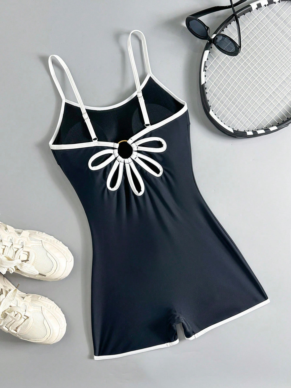 Swim SPRTY Women's Fashion Spaghetti Strap Backless Sexy One-Piece Swimsuit