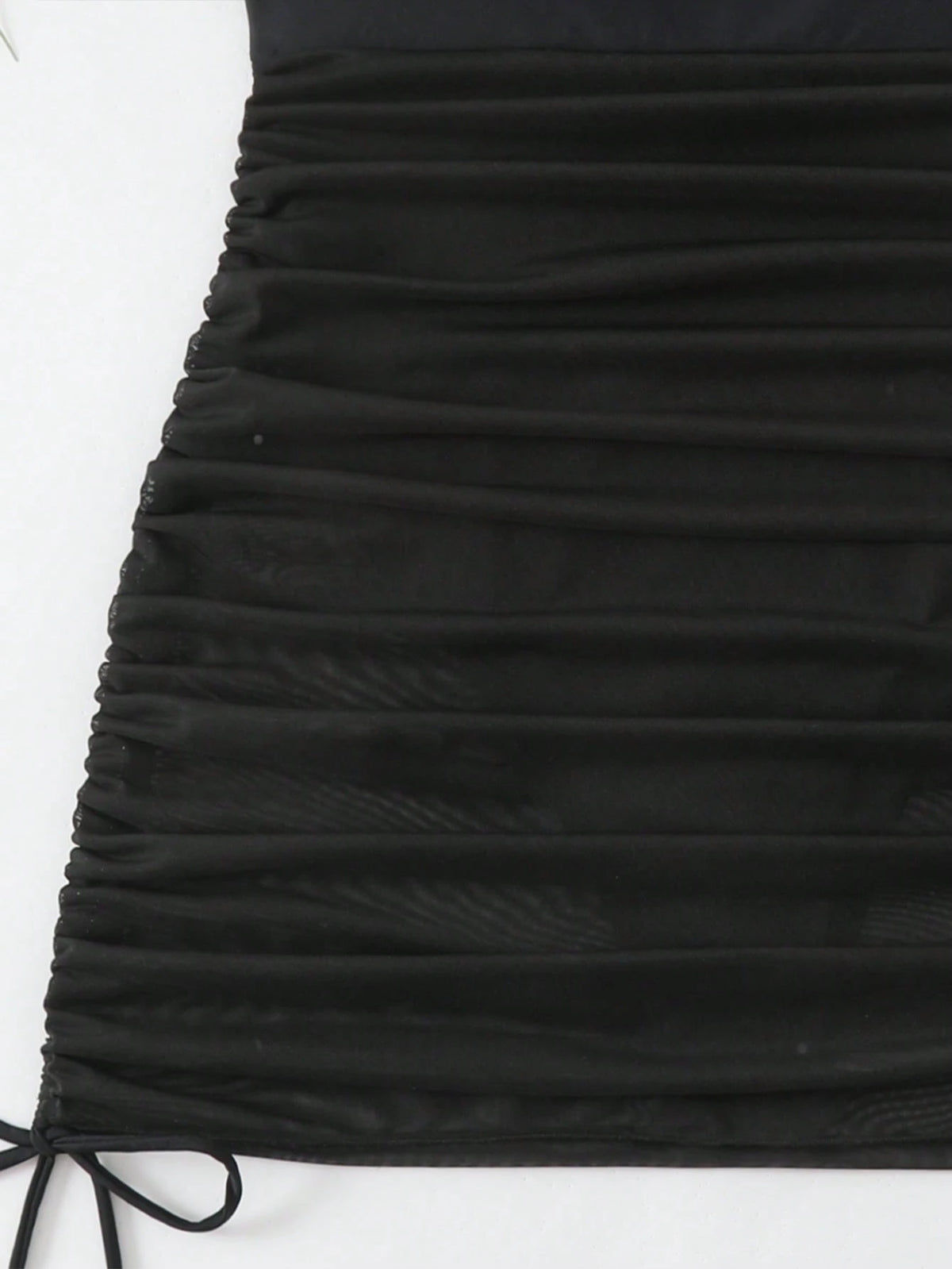 Swim Vcay Women Spring Break Sexy Vacation Casual Party Summer Beach Solid Black Wire-Free Textured Swim Dress