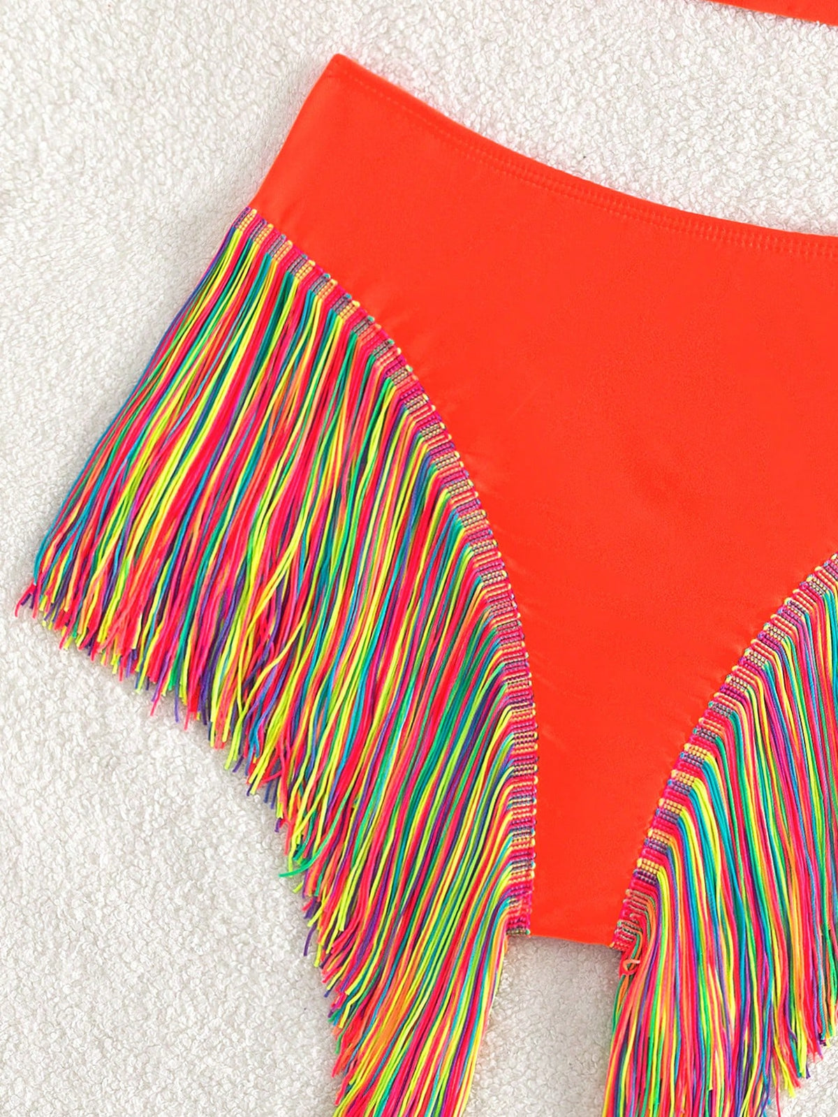 Swim Women's Summer Beach Solid Color Cutout Sexy Bikini Swimwear Set