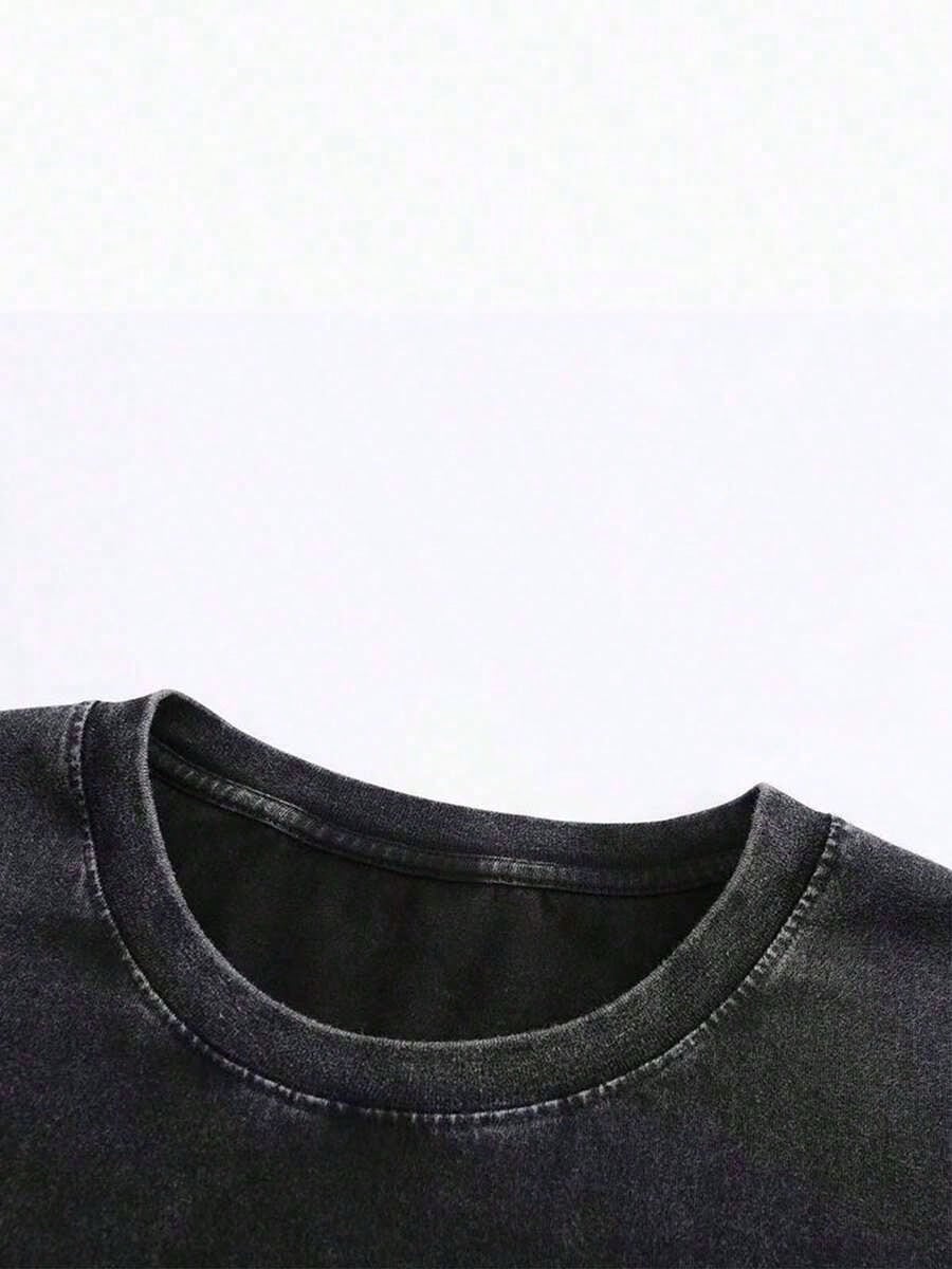 T Shirt Vintage Halloween Town Washed Cotton T Shirt Halloween Town Est 1998 Grunge Tops Gothic Women Clothes Punk Emo Clothes Y2K Tops