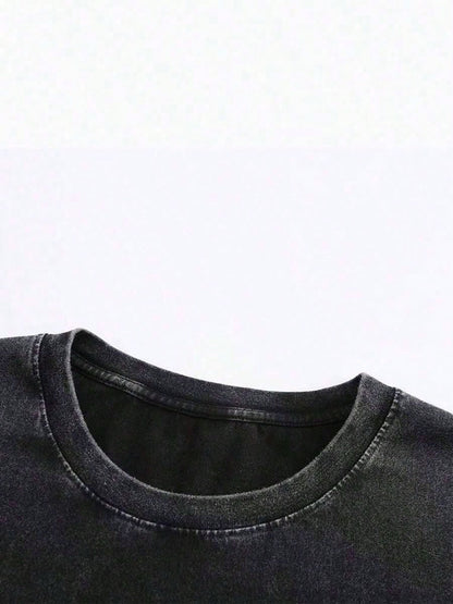 T Shirt Vintage Halloween Town Washed Cotton T Shirt Halloween Town Est 1998 Grunge Tops Gothic Women Clothes Punk Emo Clothes Y2K Tops