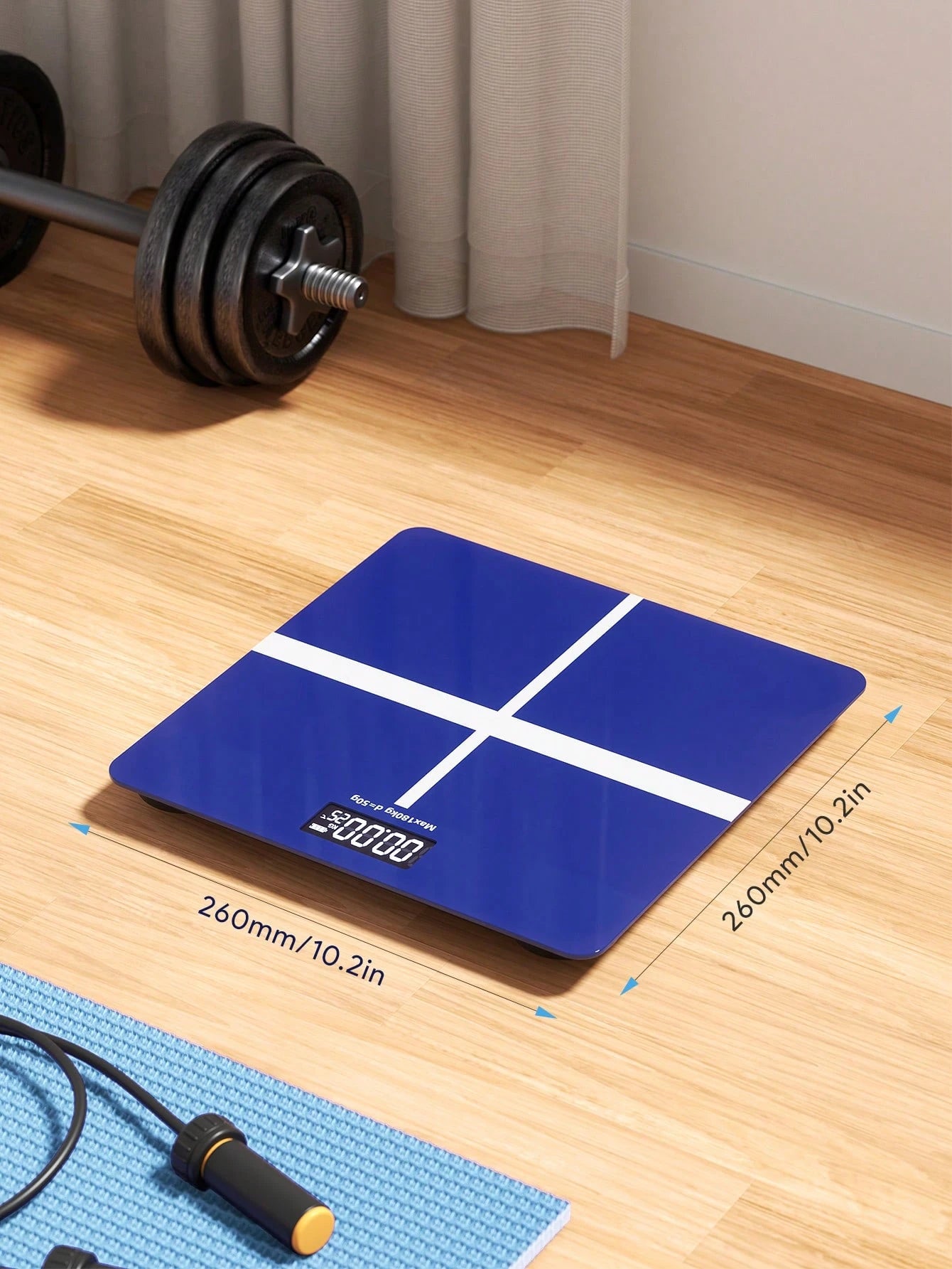 Teckwe Weight Scale, Highly Accurate Digital Bathroom Body Scale, Digital Weighing Machine For People, High-Definition Display, Intelligent Power On And Off Weight Scale