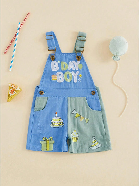 Toddler Boys Girls Contrast Color Overalls With Pockets Sleeveless Dungaree Overall Adjustable Wide Shoulder Straps Suspender Shorts