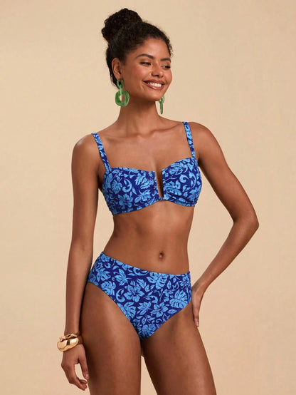 Travachic Women's All-Over Print Spaghetti Strap Bikini Set