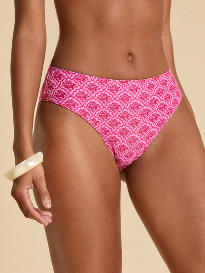 Travachic Women's Minimalist Printed Casual Swimwear Bottom Summer Beach Vacation